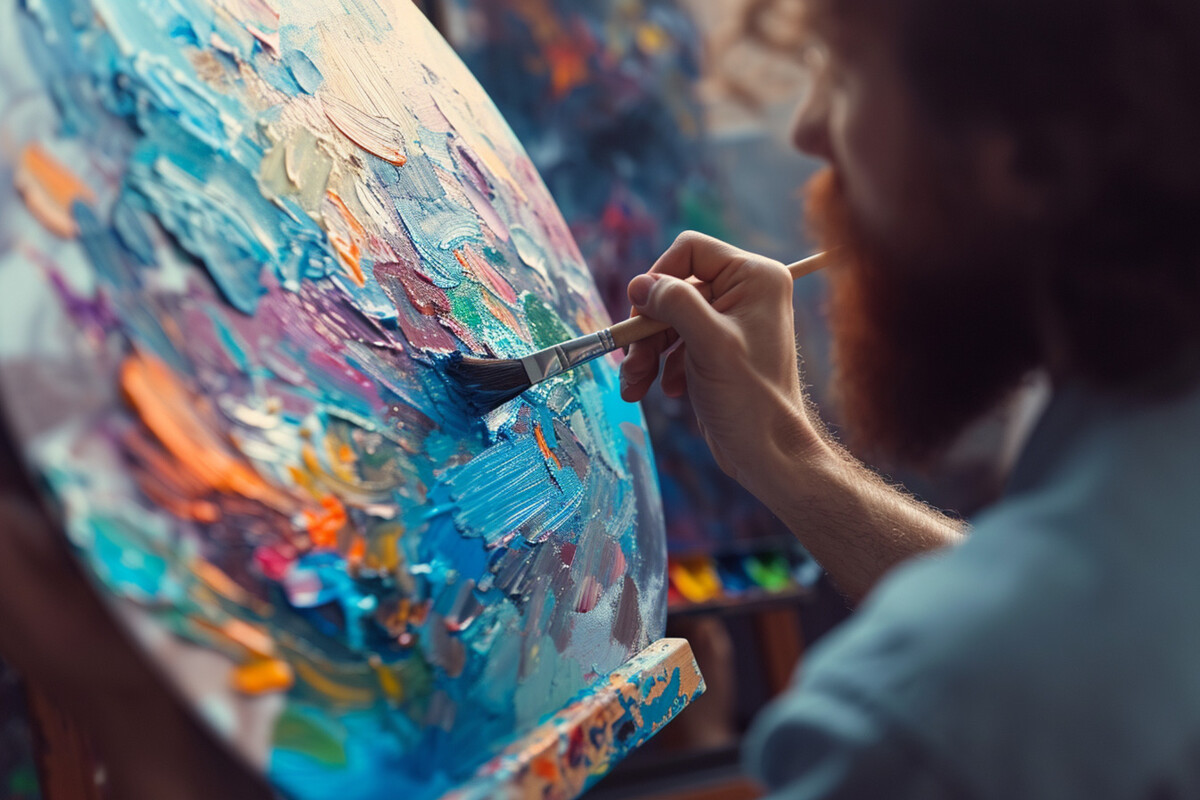 Brilo Team – Psychologie barev v marketingové komunikaci, malíř u plátna
