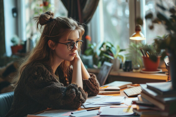 Brilo Team – Jak psát popisky kategorií na e-shopu, žena sedící u stolu