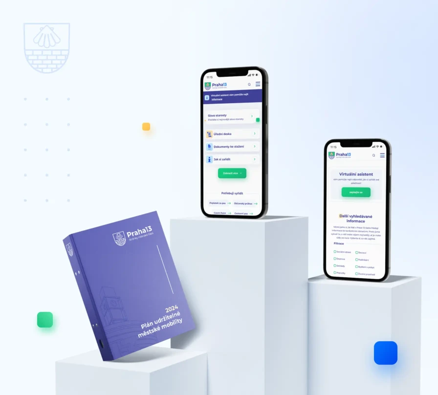 Brilo – Digitální proměna webu městské části Praha 13 - Náhled reference